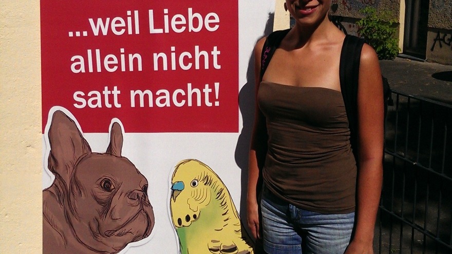 Besuch der ersten Jubiläumsfeier der Tiertafel in der Mörikestraße Besuch der ersten Jubiläumsfeier der Tiertafel in der Mörikestraße